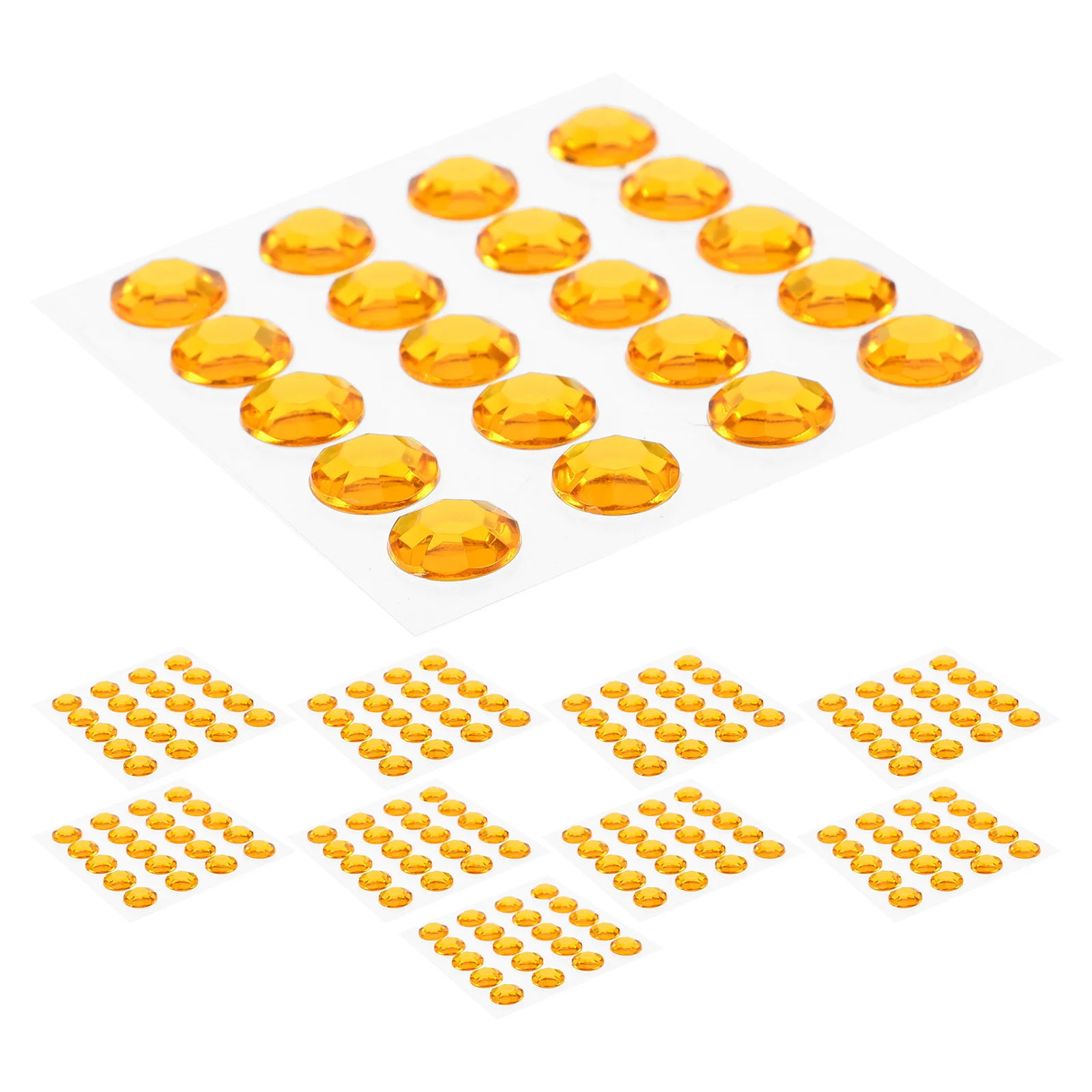 

Round 12Mm Flashy Acrylic Rhinestones Self Adhesive For Diy Scrapbooking Stickers Festival Party Decor Nail Art Glitter