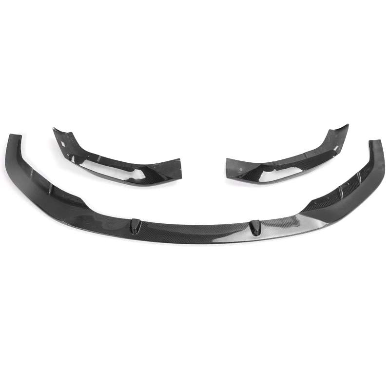 G30 G31 M Performance Style Carbon Fiber Front Bumper Lip Spoiler with Splitter for BMW 520 530 540 550 with M Package 2018 UP