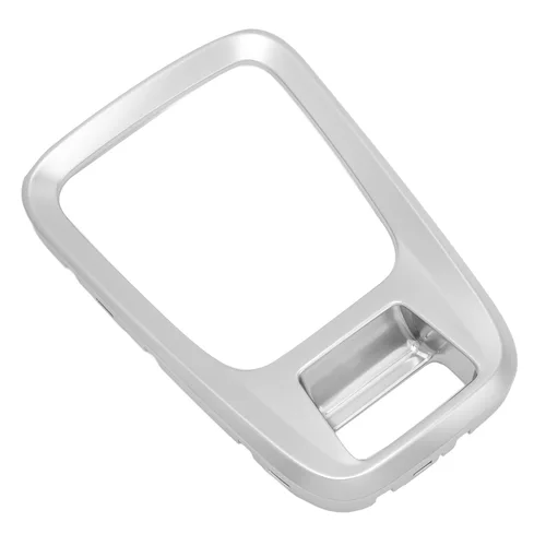 Imagen 1 del producto Embellecedor envolvente de palanca de cambios 7591L9, cubierta de Panel de palanca de cambios plateada de repuesto para Peugeot 3008 1.6L 2012-2014/2.0L 2012+