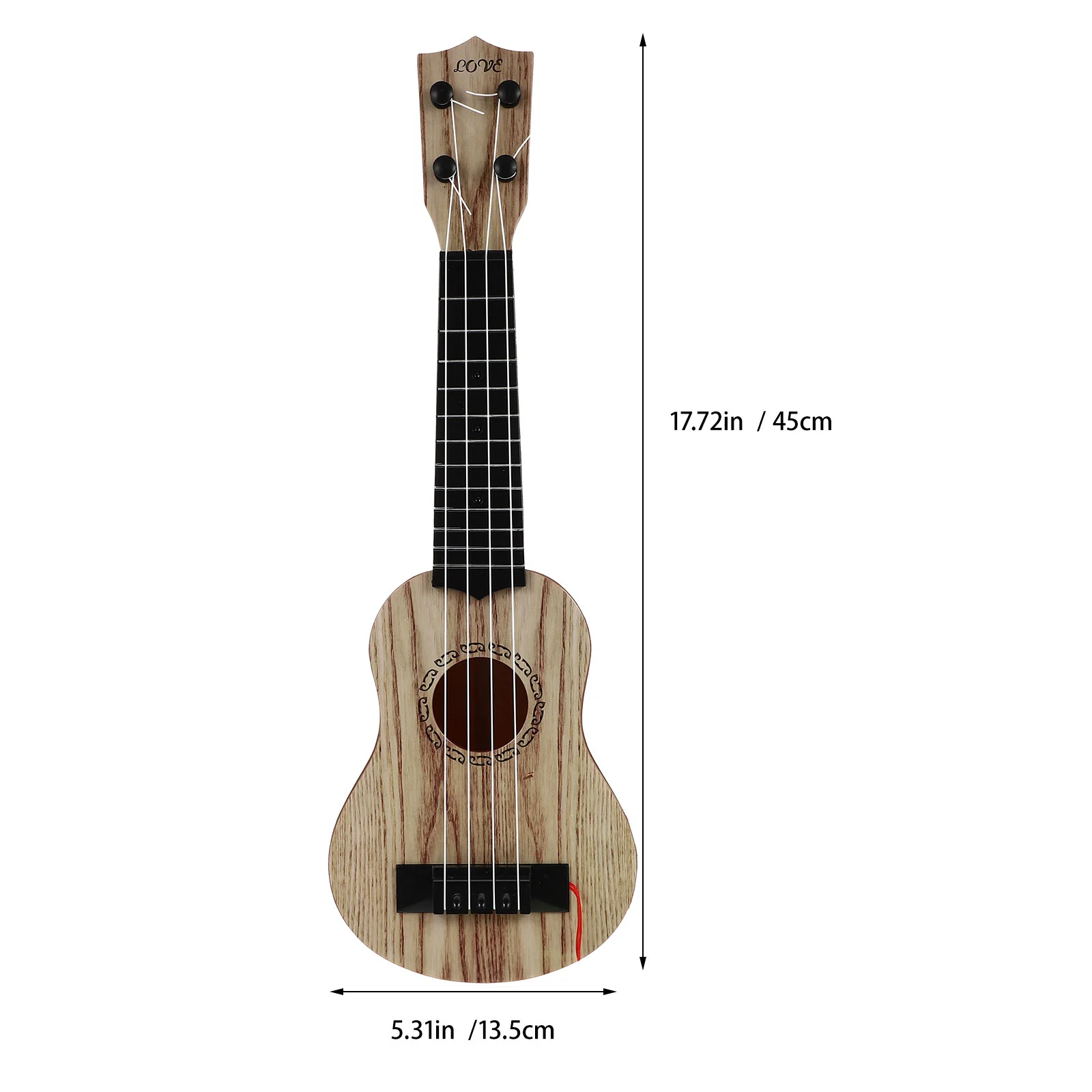 Brinquedo de guitarra infantil brinquedos musicais crianças instrumentos ukulele de madeira mini infantil