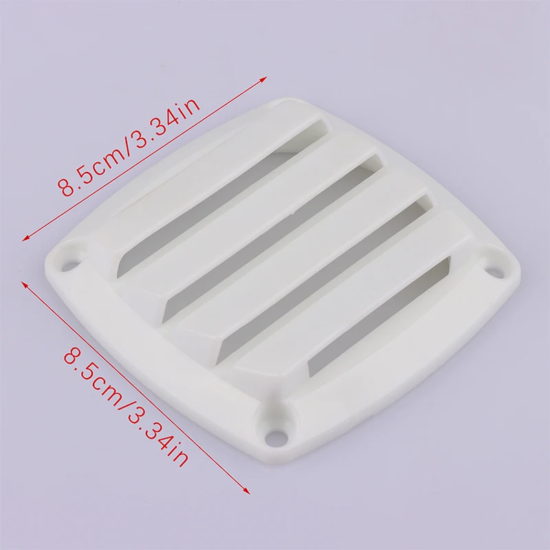 Boat Louvered Vent Replace Square Air Vent Grill Ventilation Ducting Cover Outlet Vent for Marine RV