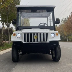 2024 New All Terrain Off-Road Electric Golf Cart With Folding Windshield 12-Inch Off-Road Tires Cargo Cart Sightseeing Golf Cart