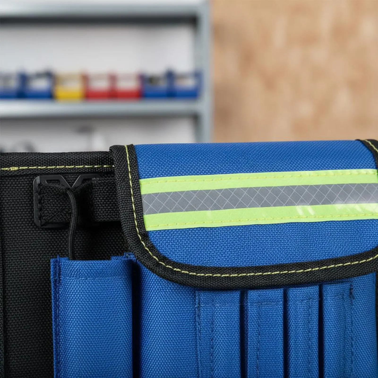 Multi-Pocket Tool Vest Multiple Pockets Electrician Tool Vest Work Gear Large Capacity Wear Resistant for Worksite, Construction