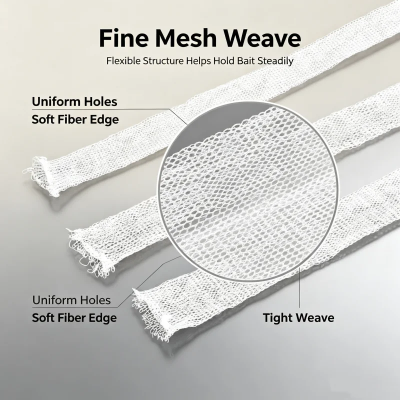 5M Soluble PVA Mesh Refill Carp Fishing Feeder Fishing Lures Refill Rig Hook Bait Wrap Bags  37mm PVA Bag