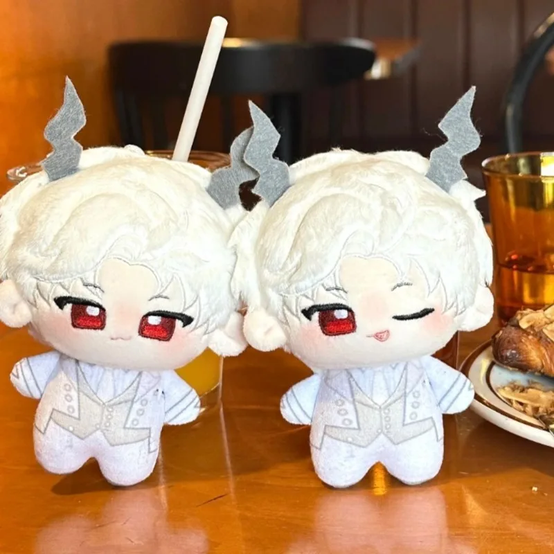 

Anime Love and Deepspace Cosplay Sylus Kawayi Soft Blink Eyes Adorable 10cm Backpack Pendant Plush Keychain Gift