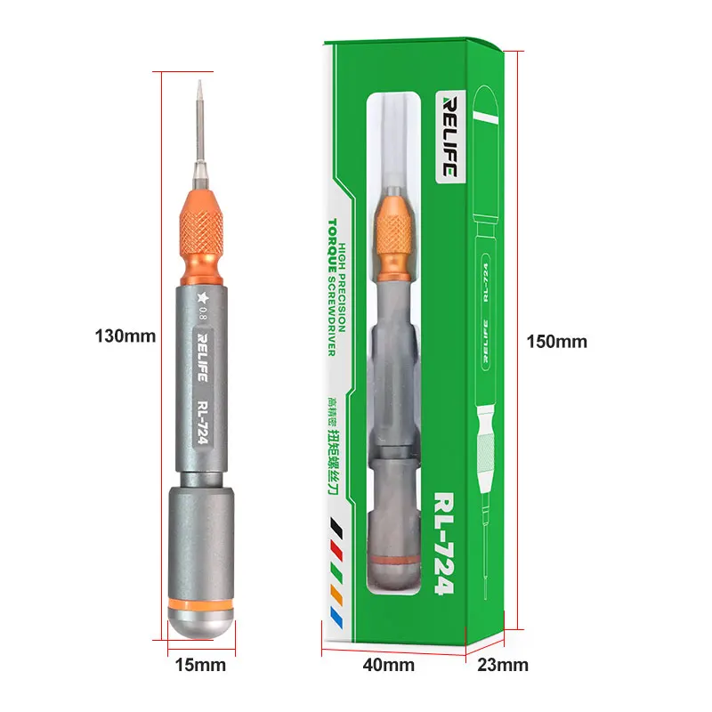 RELIFE RL-724 High Precision Torque Screwdriver Set Anti-Slip Strong Magnetic Adsorption Mini Screwdrivers Disassembly Tools