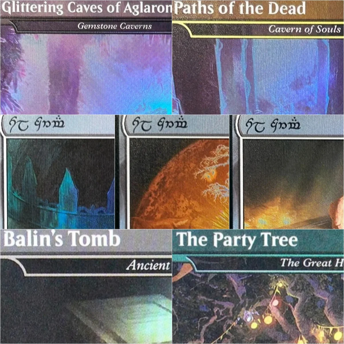 

DoubleRainbow Foil LTC "The Dead Marshes/The Dead Marshes" Magical Proxy Top Quality Playing Cards Board Game Trading Cards