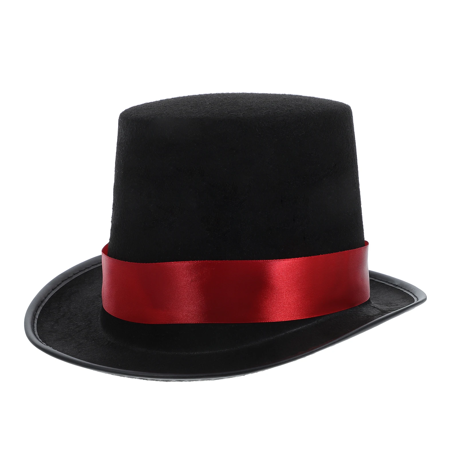 

Magician Hat Conjuring Prop Top Ribbon Special Event Decorative Party Hats Cosplay Stage Accessory