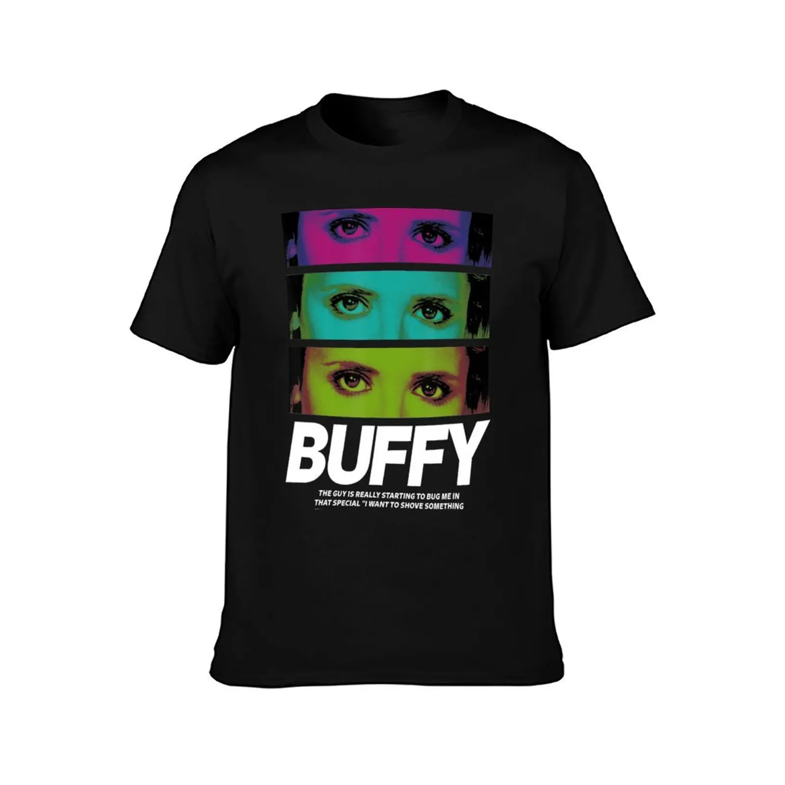 Buffy The Vampire Slayer Buffy Eye T-Shirt Aesthetic clothing customs oversized graphic tee shirts men graphic