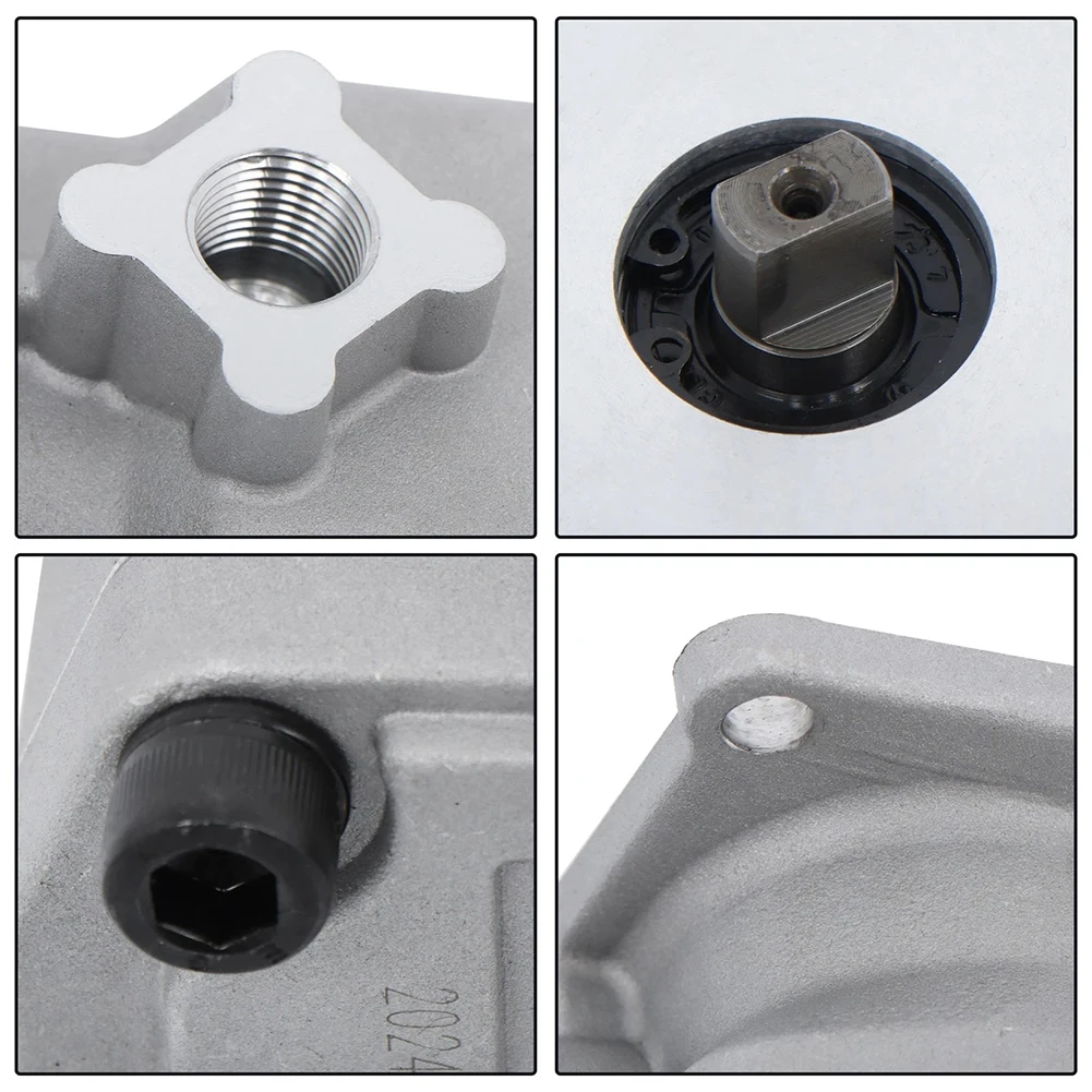 Metal Hydraulic Pump 67211 76100 67211 76102 Silver Finish for Kubota B4200D B5100D B5100E B6100D B6100E B7100D B7100HST