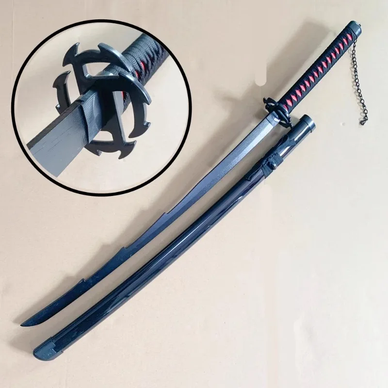 100cm Cosplay Anime Bleach Ichigo Kurosaki Tensa Zangetsu Zanpakuto espada de madera disfraz vestido de lujo fiesta escenario espectáculo accesorios regalo