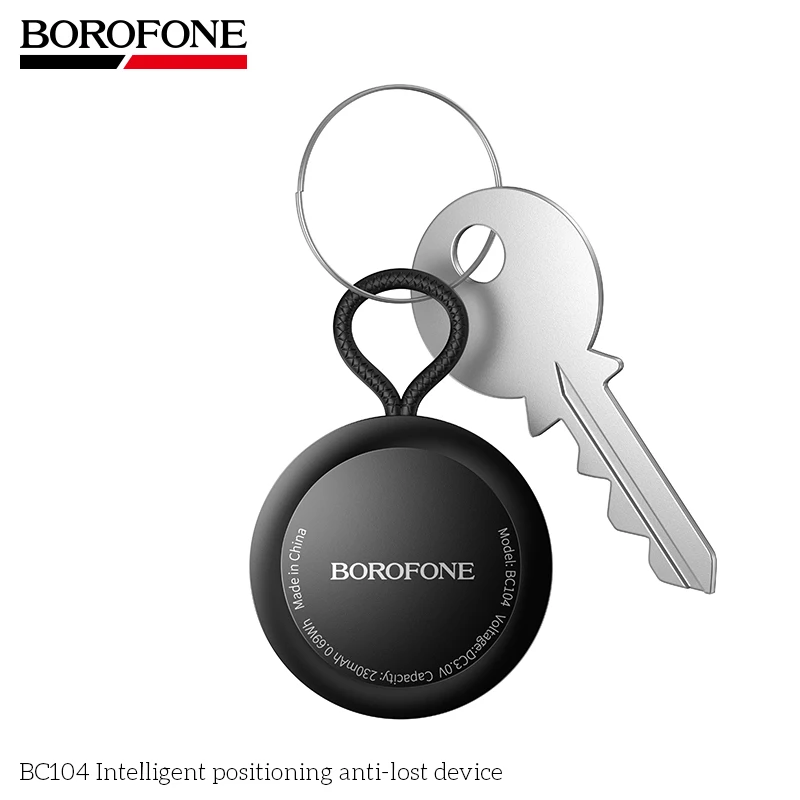 BC104 Smart Anti-Lost Device GPS Locator for IOS Find My Network Wireless Mini Bluetooth Tracker Device for Keychain Personal