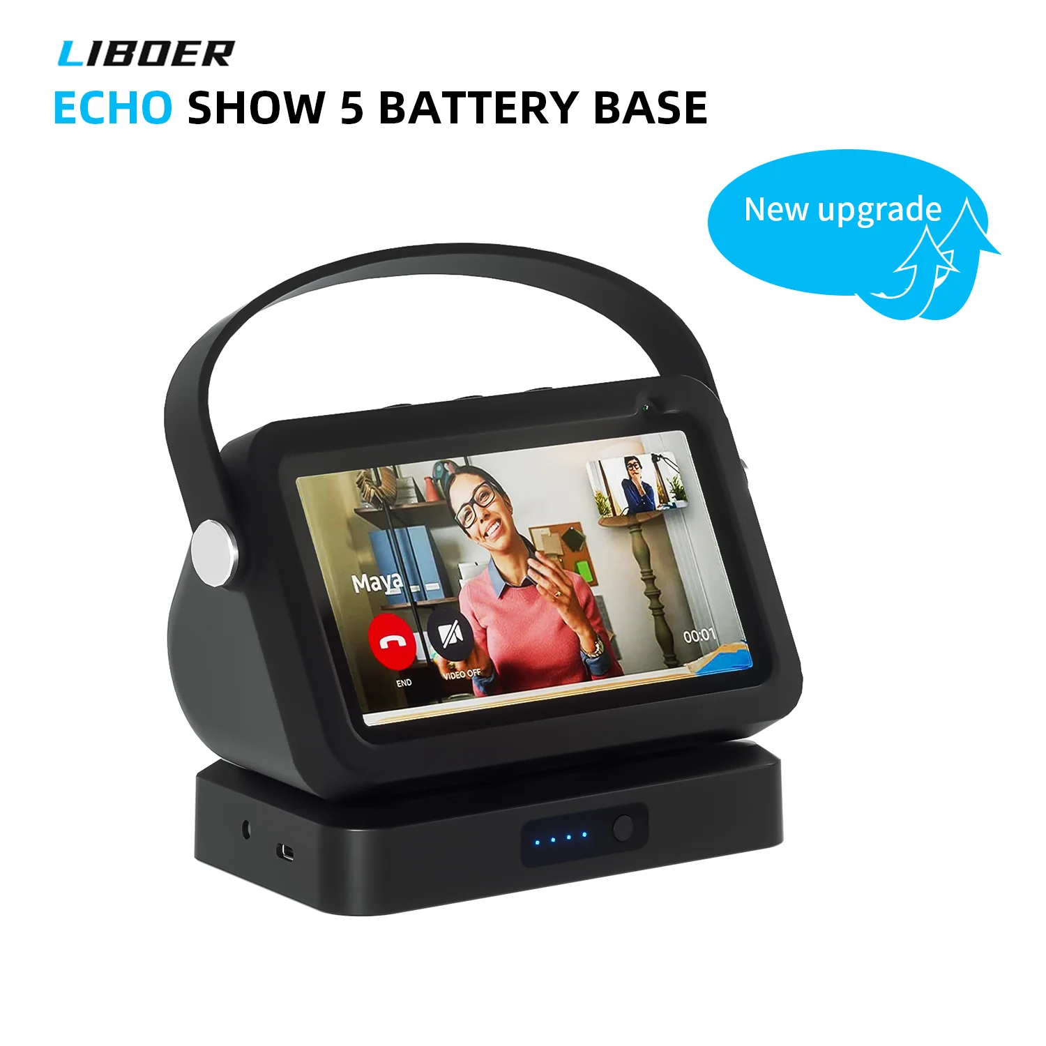 【完売】Echo Show 5(第2世代)　バッテリースタンド付き Amazon | GGMM Ech0 Show 5第3世代用 バッテリーベース スタンド