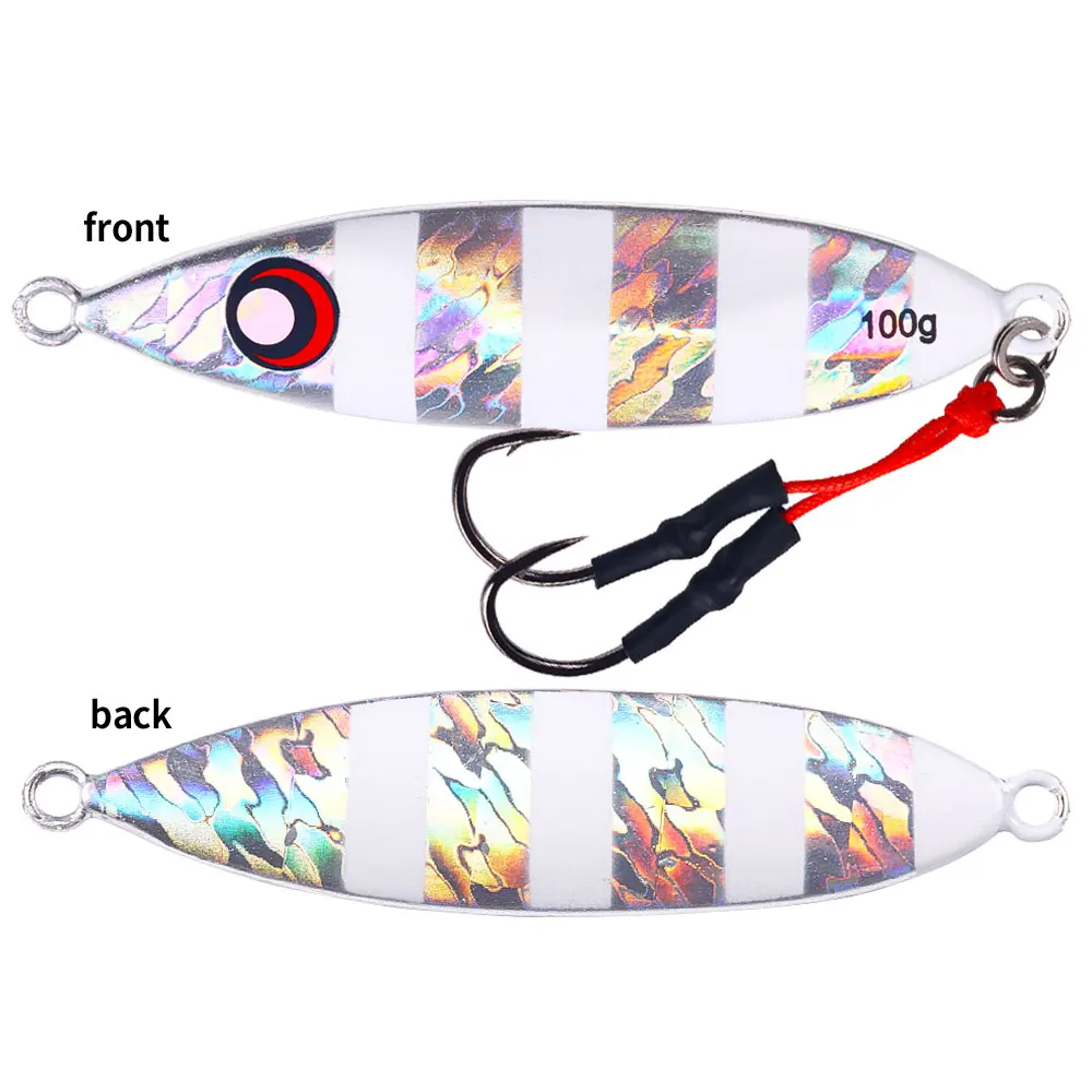 Wolno tonący metalowy przyrząd 120g 150g 200g 250g 300g długie rzucanie wolno tonący spadek przynęta słonowodne Deepsea Fishing Lure