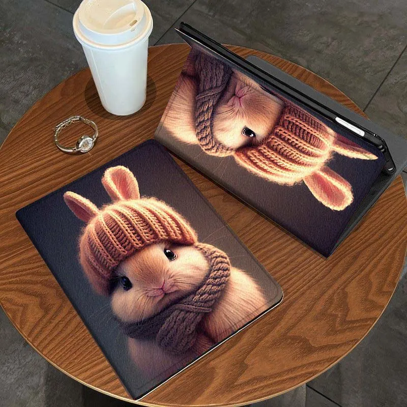 

Rabbit Creative Cute Pattern Gift For Samsung Galaxy Tab S11 A11 A9 A8 S6 A 10.1 A7 10.4 Plus 2025 2023 Tablet Case