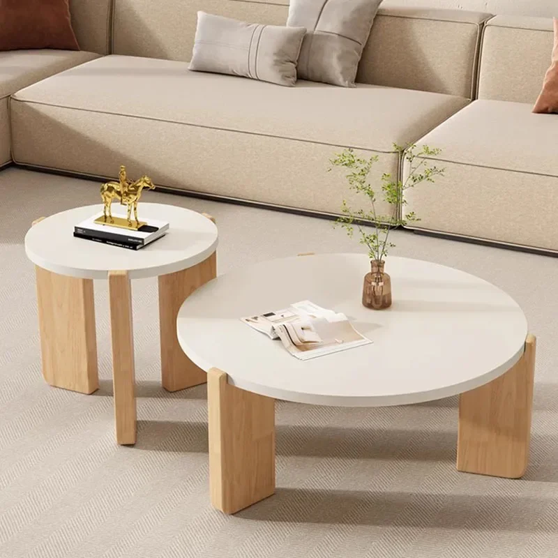 Side Coffee Tables Modern Design Minimalist White Mesa De Centro Sala Round Free Shipping Tavolino Da Salotto Home Furniture