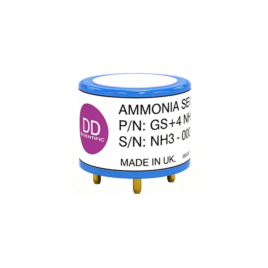 GS+4NH3‑100 0‑100ppm NH3 gas detection sensor module for industrial gas detector alarm monitor replacement toxic gas sensor