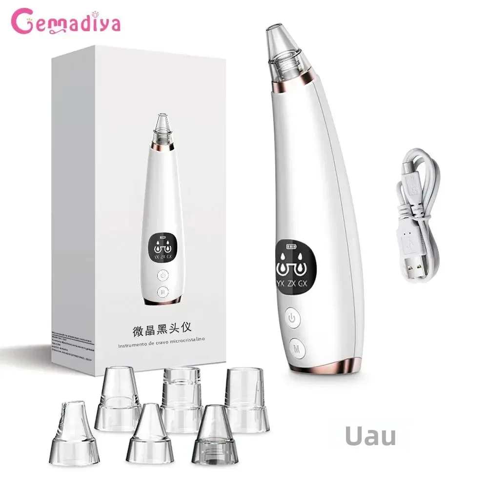 Ferramenta elétrica para remover cravos, dispositivo de limpeza facial para remover espinhas e absorver os poros no nariz.