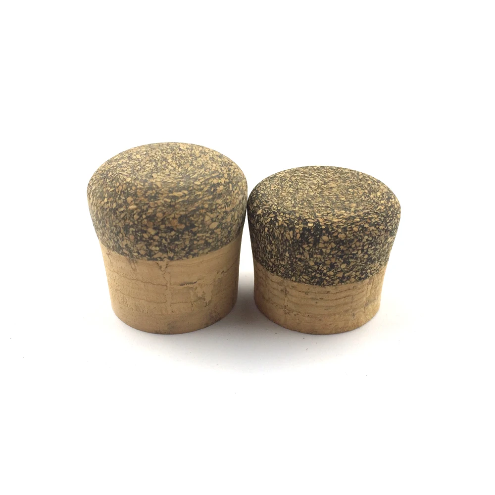 NooNRoo-Fighting Butt Cap, AA Grade Cork End Cap, Fishing Rod Repair Components, Building, 3Pcs