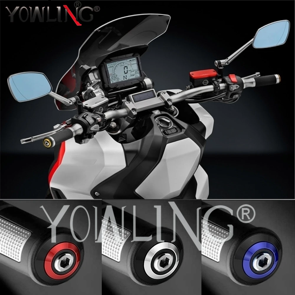

For Honda XLV 600 650 700 TRANSALP Motorcycle Accessories Aluminium grips ends Handle Bar Cap End Plugs Handlebar Grips