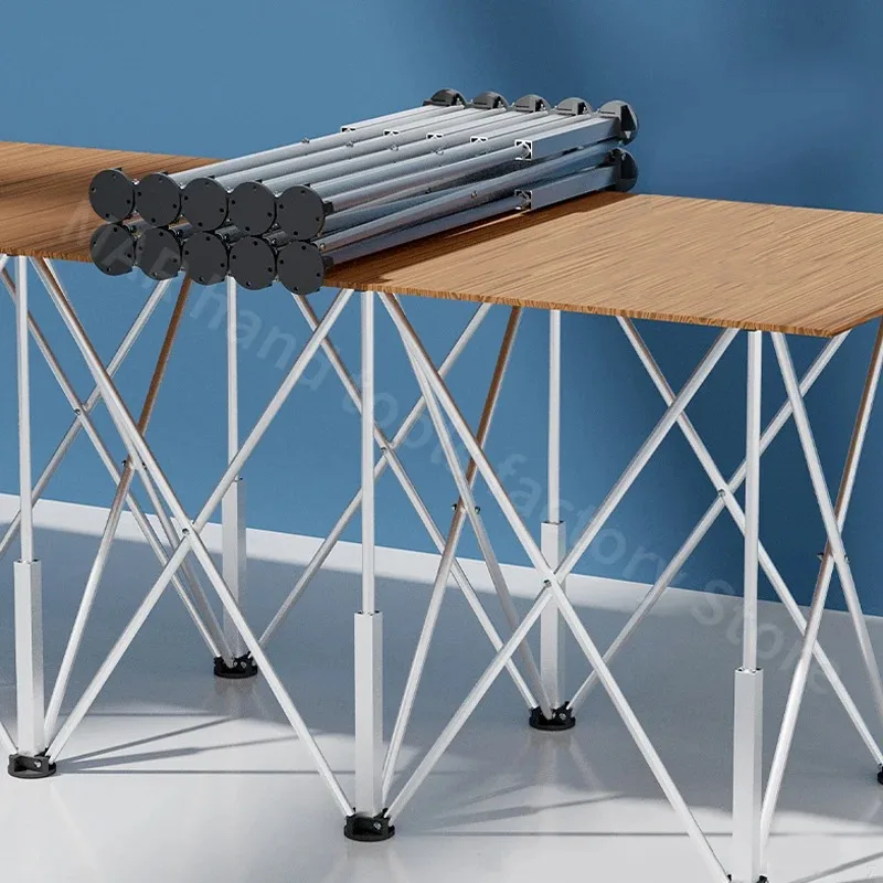 Spider Leg Workbench Foldable Aluminum Alloy Portable Work Sawhorse Support Quick Telescopic Workbench with Carry Bag