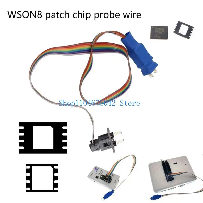 652F Industrial Grade Read / Write Burning Probe 1.27 Test Probe Chip Probe Line DFN8