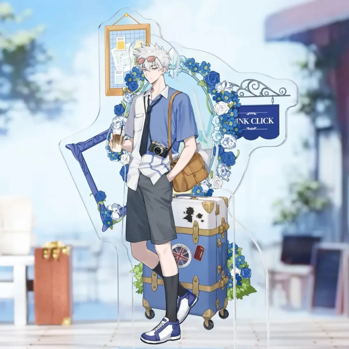 Sunsyea Link Click Shiguang Daili Ren Merch Acrylic Stand Charles Lucas Felix Xavier Vein (Not Official Merch)