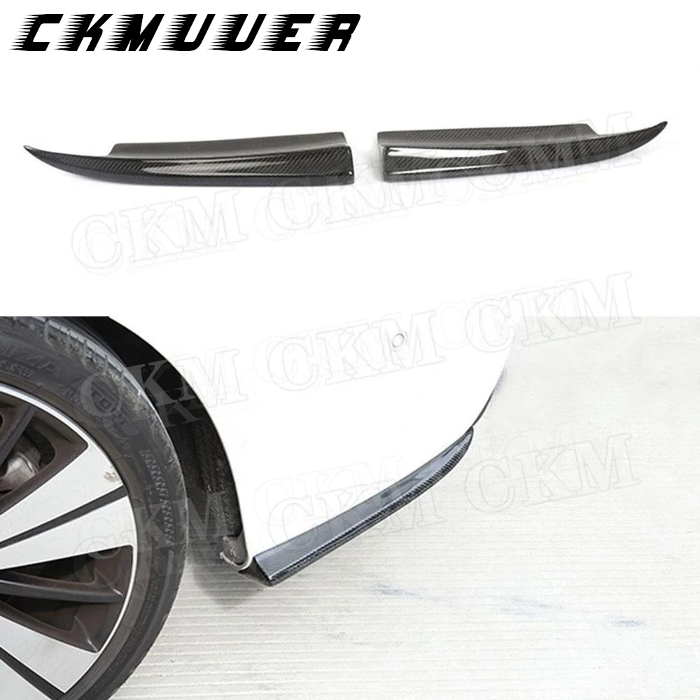 

CKMUUER фартук заднего диффузора из углеродного волокна для Benz CLA Class W117 C117 CLA45 AMG 2013-2019 автомобильный задний бампер, разделители губ