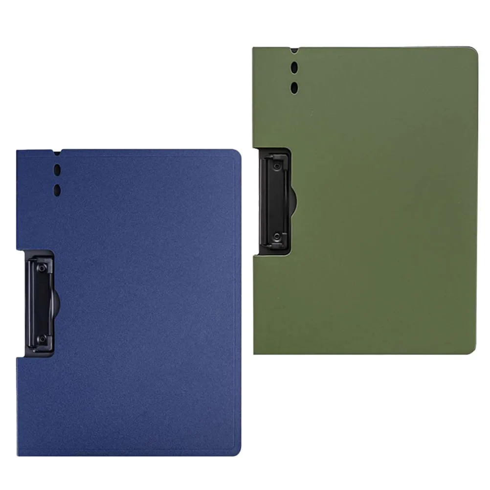 

2 шт. папки-держатели для файлов формата А4 с закругленными углами, безопасным краем и зажимным механизмом, многофункциональные пластиковые папки для бумаги и планшетов