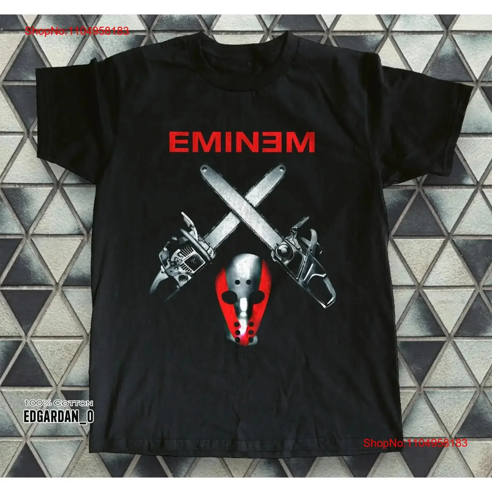 

Eminem XV Hip Hop Rap T Shirt Black S 3XL Rare Fan vintage Washed Slightly Stylish graphic Versatile Soft Unisex homme