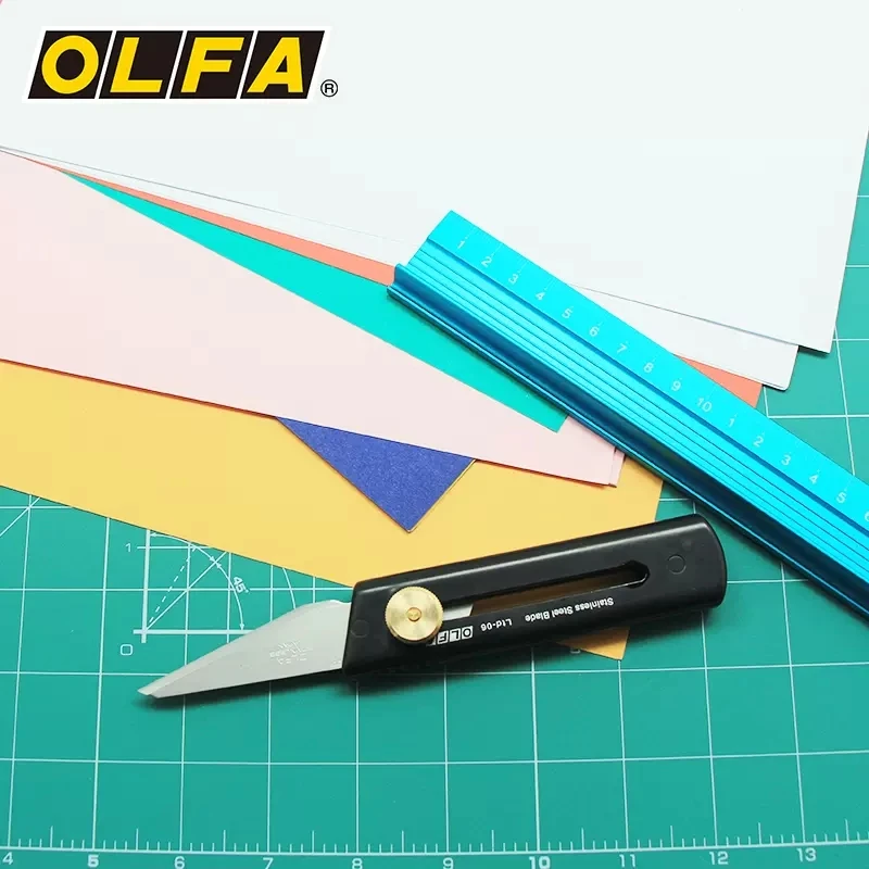 Japan OLFA LTD-06 Multipurpose Sharp Shrinking Art Paper Cutter/Pen Sharpening Stationery Knife For: Garden Grafting Model Carving Knife CKB-2