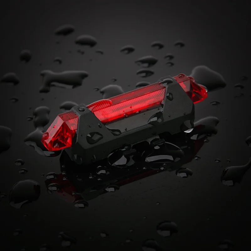 USB Rechargeable Bike Light Set Front Light with Taillight Easy to Install 4 Modes Bicycle Accessories for the Bicycle