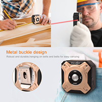 40/60M Laser Tape Measure Distance Meter Stainless Digital Retractable Roll Cord Rangefinder Woodworking Laser Measuring Tool