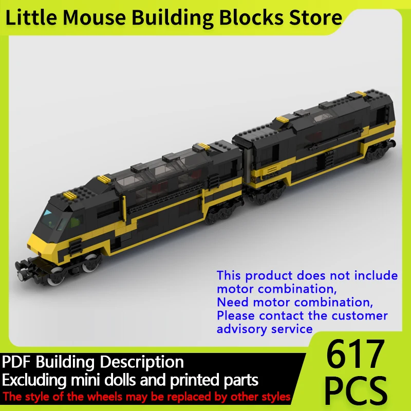 

Модель городской автомобиль MOC, строительные кирпичи, Metro Liner, пассажирский поезд, модульная технология, детские праздничные подарки, сборные игрушки, костюм