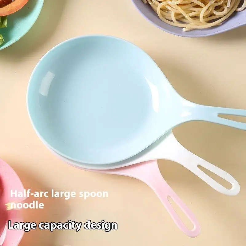Big Spoon Plate With Handle Sauce Dish Plates Handled Serving Spoon Korean Style Tasting Dishes Dinner Spoons For Dessert Steak