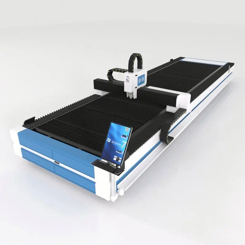 High Precision 6015 CNC Fiber    Cutting Machine 1000W-3000W Fiber    Cutter Cypcut Control System Supports AI BMP Formats
