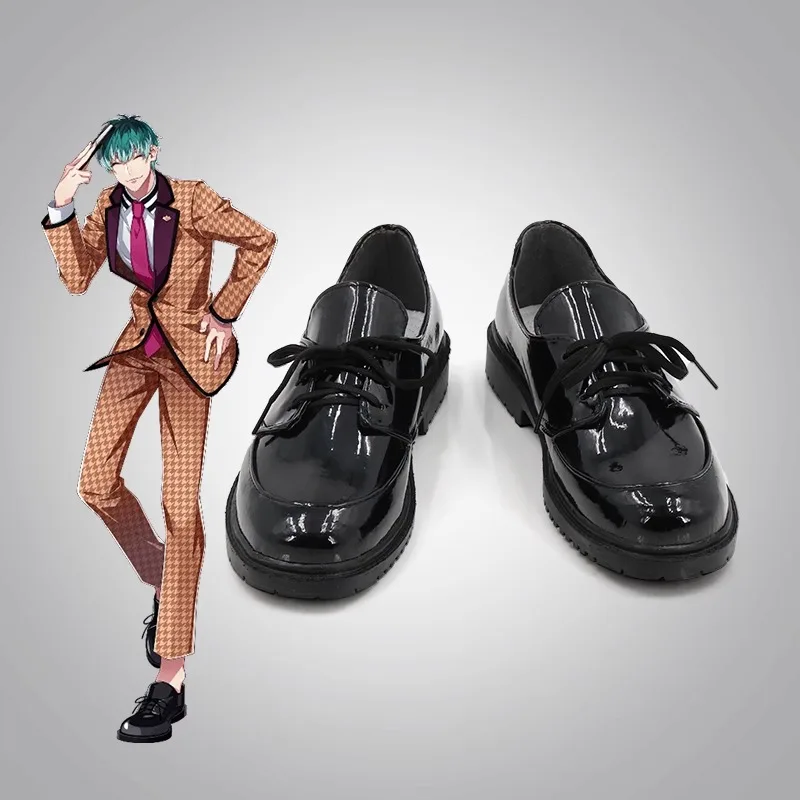 

Hypnosis Microphone Sasara Ssr Cosplay Costume Shoes Handmade Faux Leather Silvery Boots Shoes