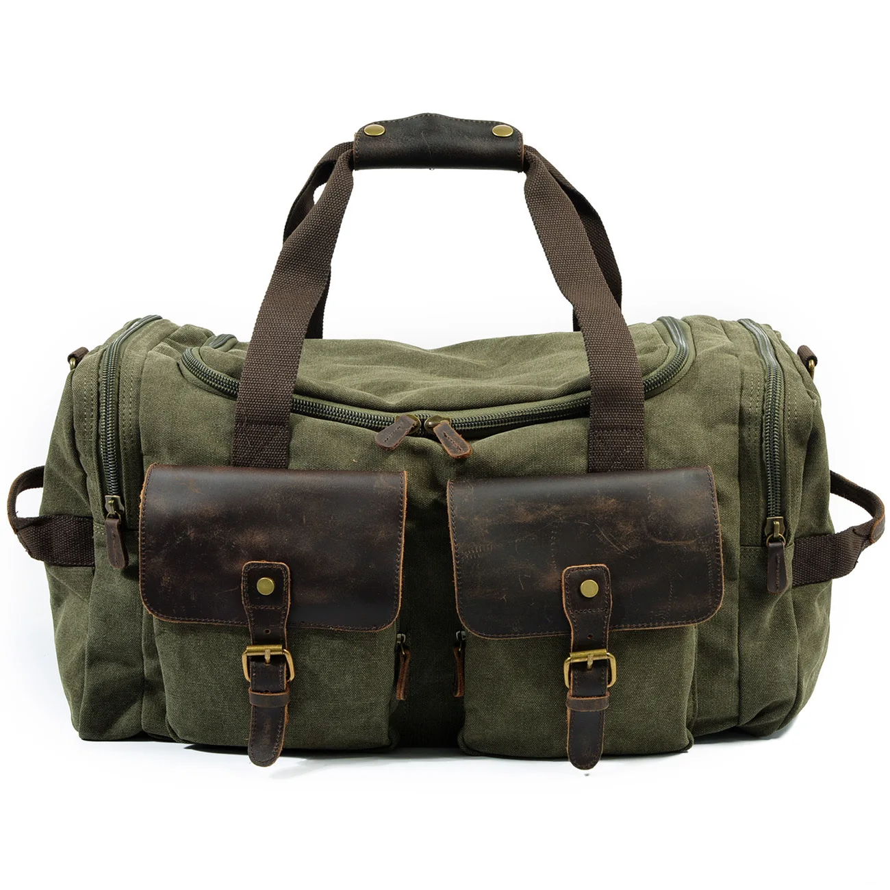 Canvas bag large capacity for men\'s handbags leisure wear one shoulder aslant luggage