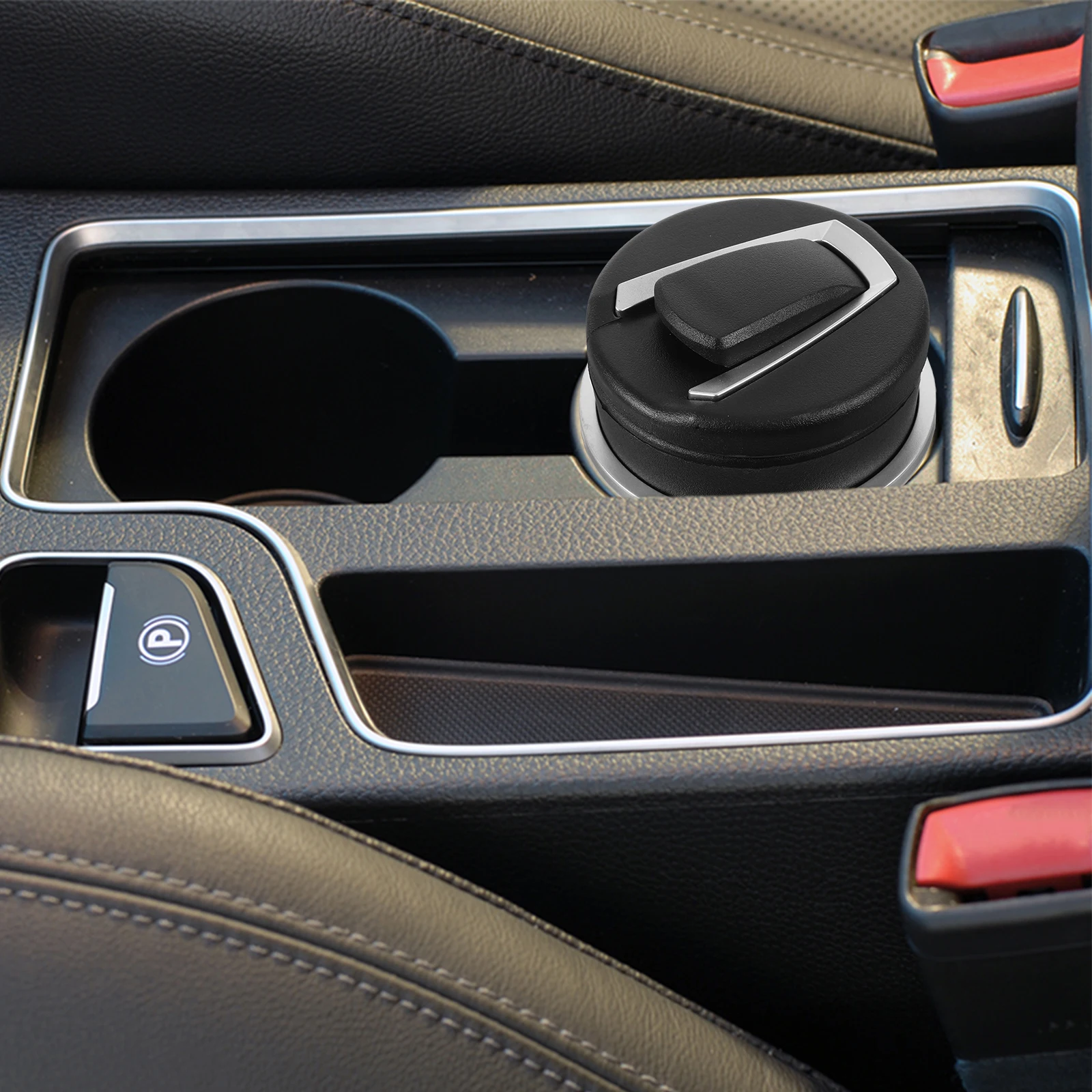 

Creative Car Ashtray With Lid Multifunctional Portable Storage Box For Vehicle Windproof Cigar Ashtray For Men Women Easy Clean