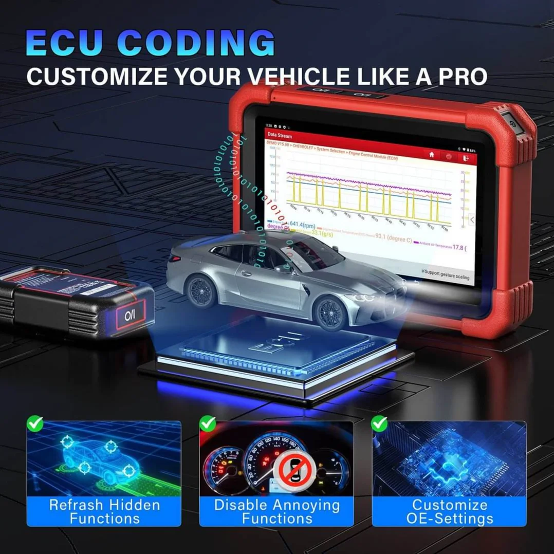 X431 CRP919X BT CRP919X  X431 Full System OBD2 Scanner 31+ Service Function ECU Programmer Car Diagnostic Tool