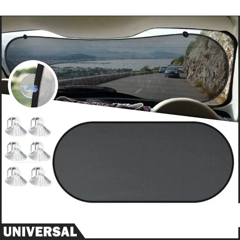 Car Rear Window Sun Shade Screen Truck Mesh Cover Windshield Visor Block Shield