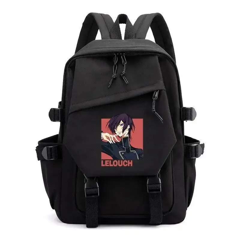 

Аниме-игра Черный Белый Синий Розовый Зеленый Code Geass Lelouch Of The Rebellion Hangyaku No Lelouch Школьные сумки Рюкзаки для девочек и мальчиков