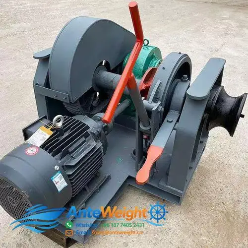 High Tonnage Dia.117/122 Marine Electric Anchor Windlass Anti-Corrosion for Cargo Ships