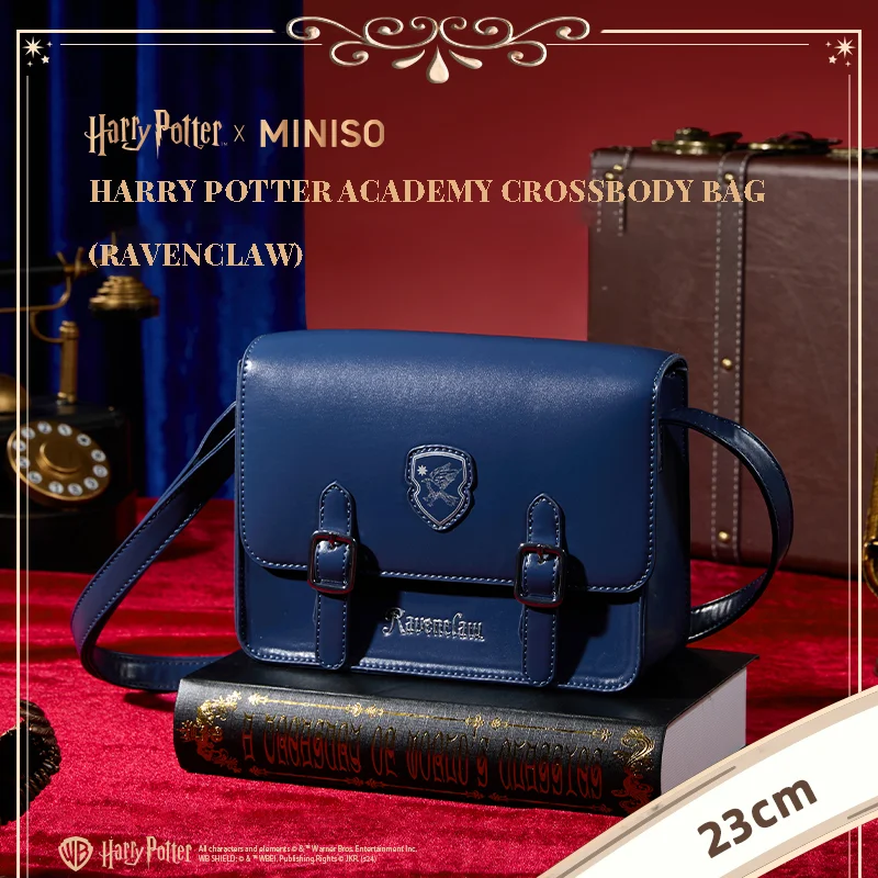 Miniso Harry Potter Series College Crossbody Bag Gryffindor Slytherin Male and Female Students College Style Small Body Bag Gift