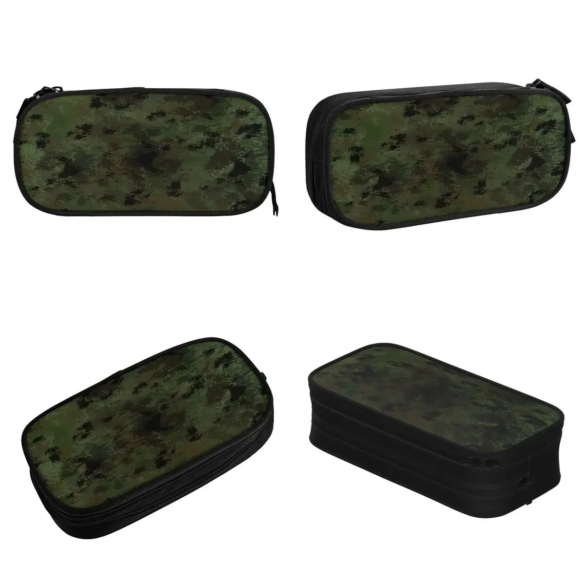 Camo Camouflage Pencil Case  Pen Holder Bag Girls Boys Large Storage School Supplies Zipper  Pouch