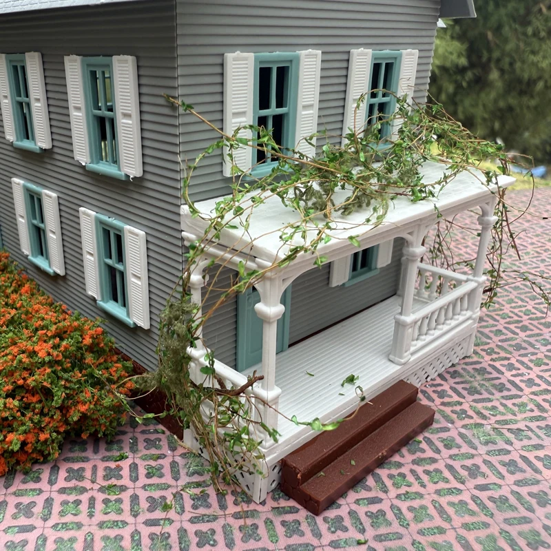 Model krajobrazu mikro, symulacja roślinności, winorośl, platforma piaskowa, dekoracja, model zbiornika, model schronienia, model kolejowy, układ kolejowy.