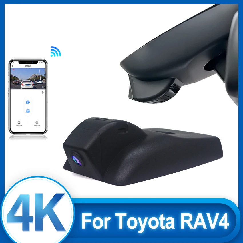 Easy Installation Dash Cam UHD 4K Dashcam Car Camera Video Recorder DVR WIFI For Toyota RAV4 XA40 GXL Hybrid 2018 2017 2016
