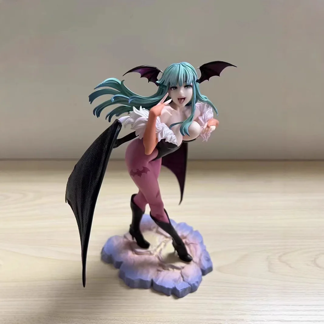 23cm darkstalkers morrigan aensland anime figura sexy hentai menina pvc modelo de ação estatueta estátua colecionável adultos bonecas brinquedo