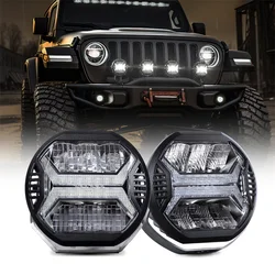 5.75inch LED Work Light Bar LED Headlights Running Lights Fog Lamp Combo Beam for Car Tractor Boat OffRoad 4x4 Truck SUV ATV