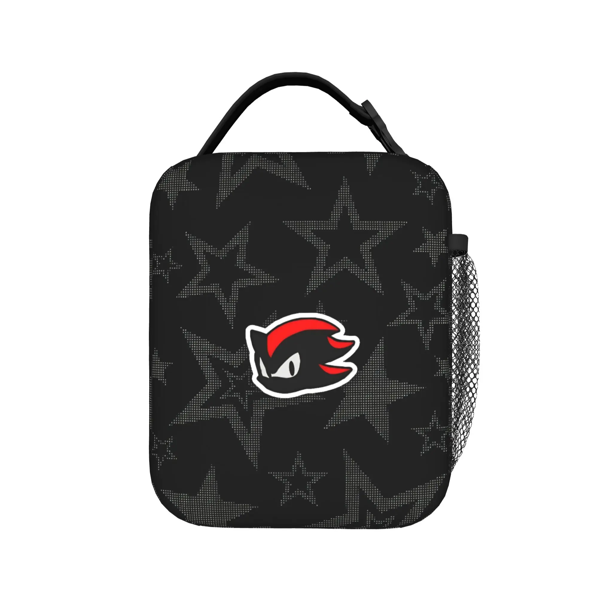 Shadow The Hedgehogs Thermal Insulated Lunch Bags for Office  Portable Bento Box Cooler Thermal Lunch Boxes
